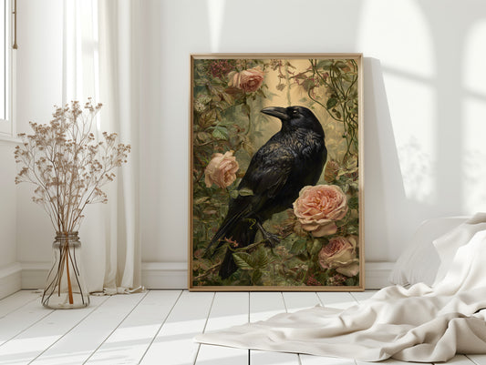 The Raven Among Blossoms