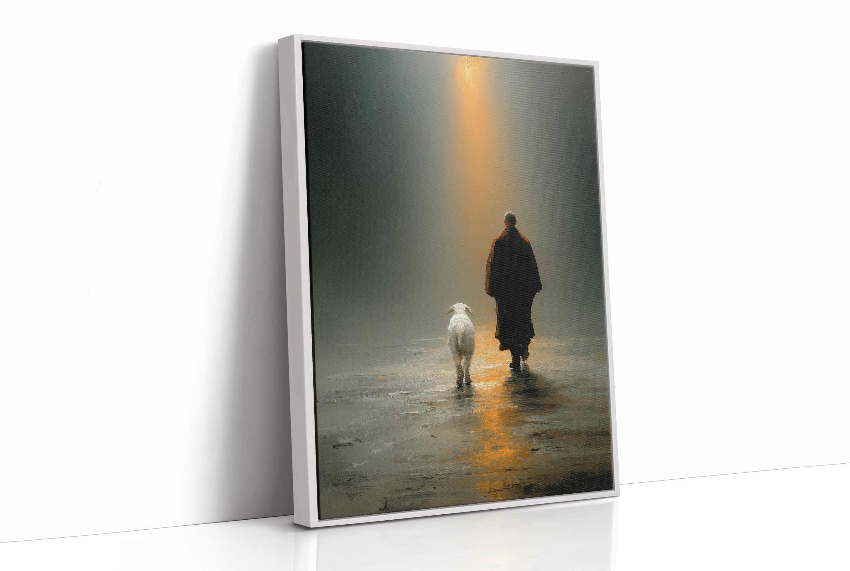 The Shepherd Walks Toward Light