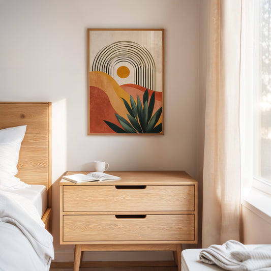Hues of a Sunlit Horizon