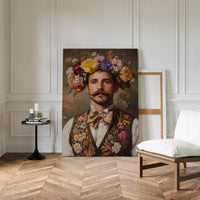 Floral Crown and Velvet Charm