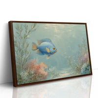 Blue Dancer In Coral Symphony