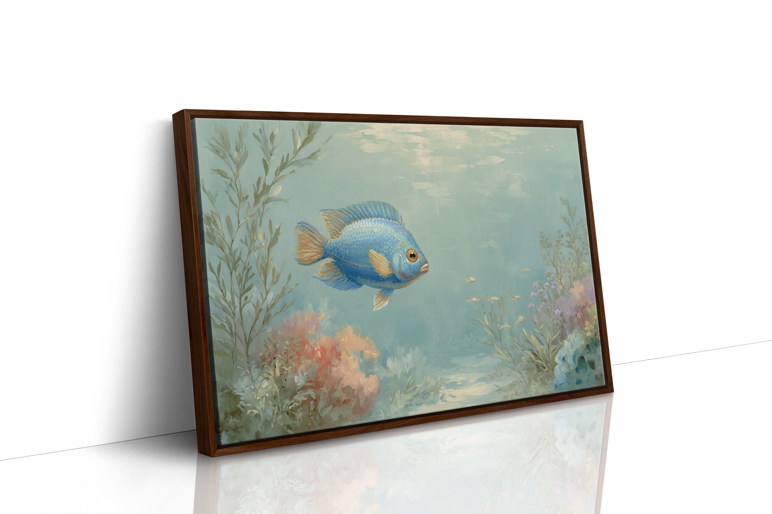 Blue Dancer In Coral Symphony