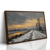 Frost Path To Golden Horizon