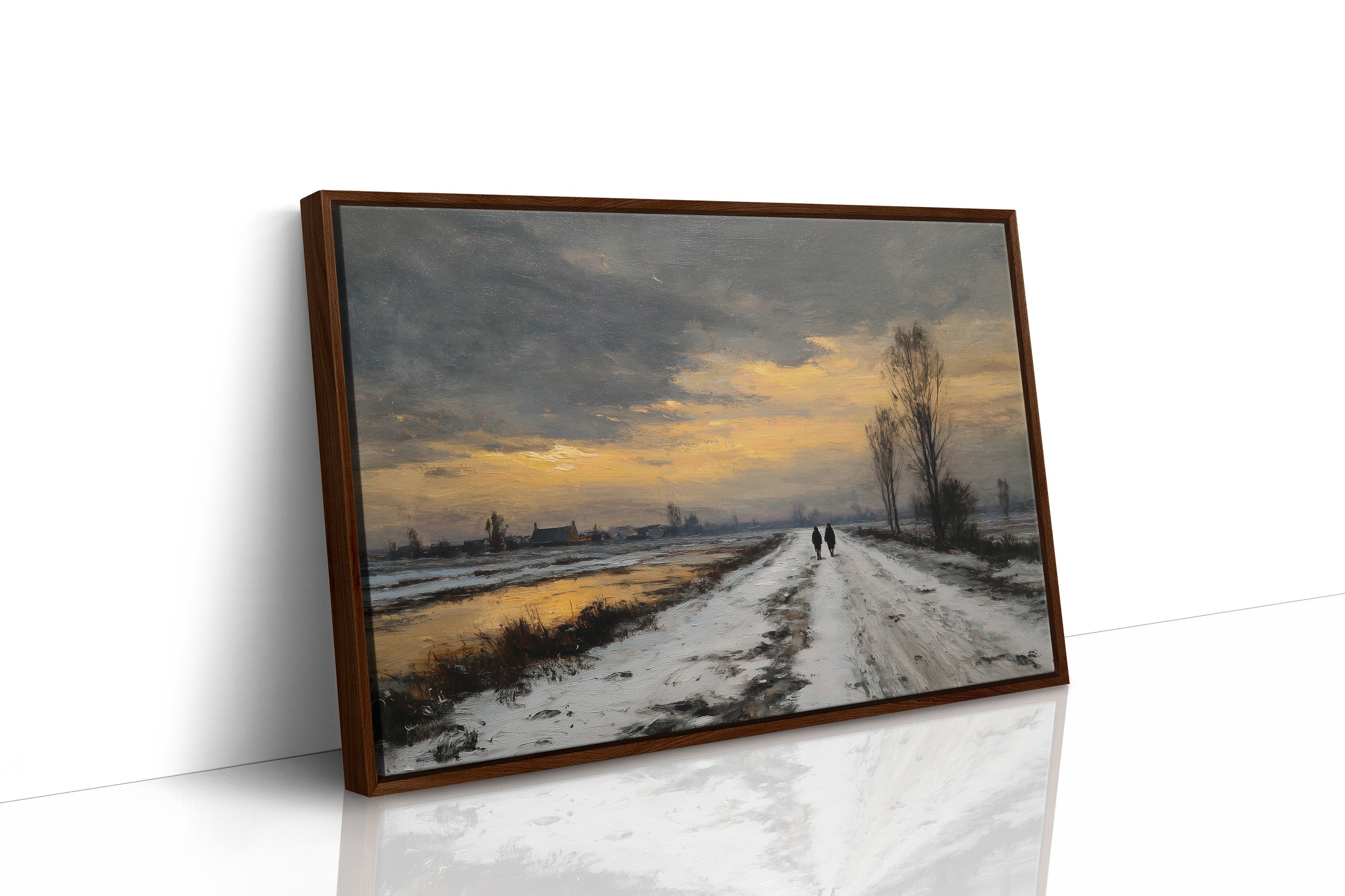 Frost Path To Golden Horizon