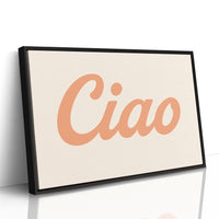 Ciao Retro Wall Art Print