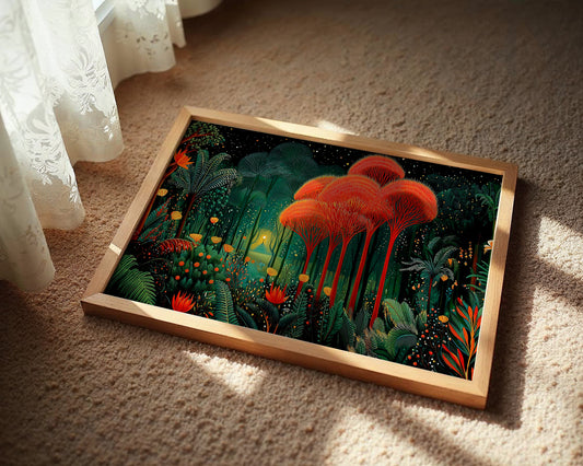 Coral Trees Dance In Midnight Gardens