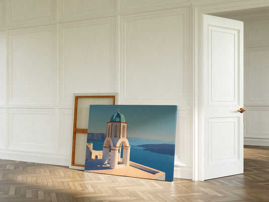 Aegean Light Bathes Sacred Heights