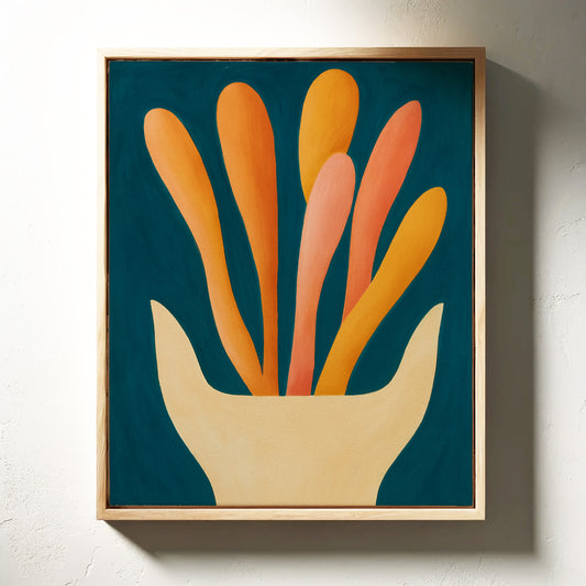 Sunlit Fingers Reach For Sky