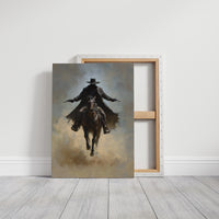 Frontier Justice Rides Through Dust