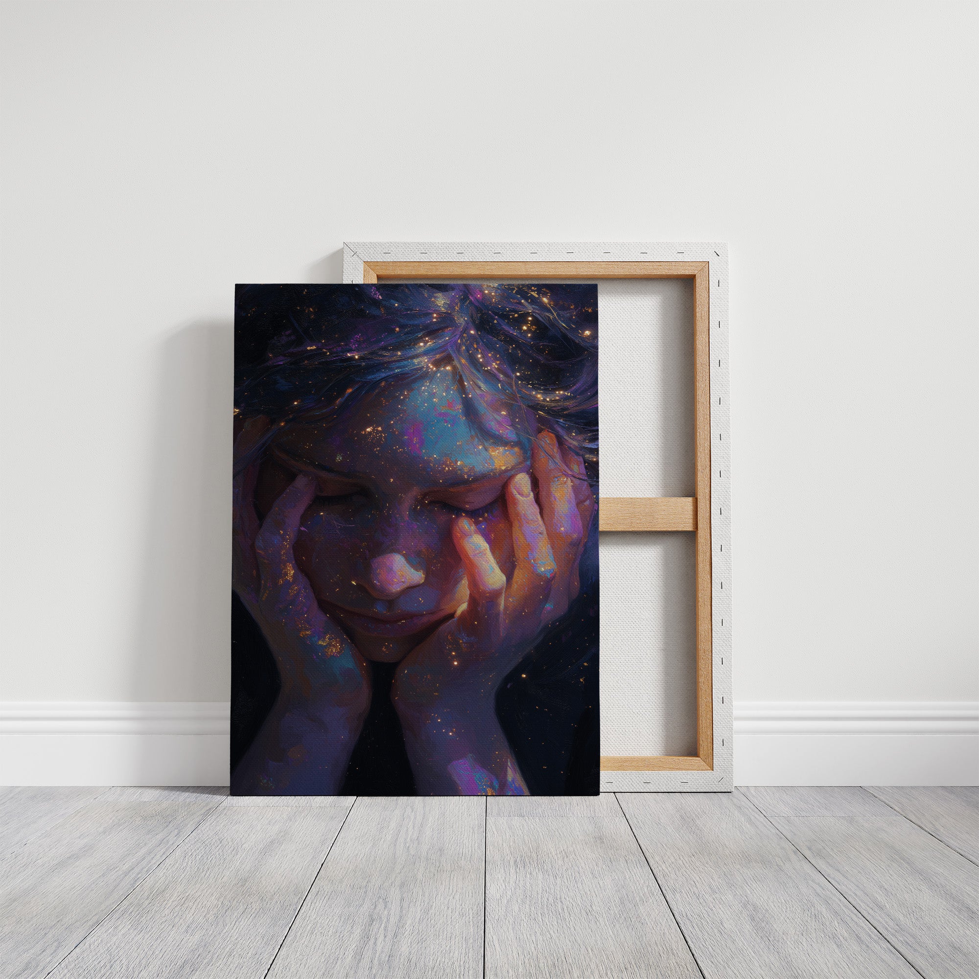 Cosmos Held Between Fingers