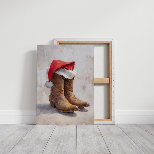 Santa Boots Bring Ranch Christmas Magic