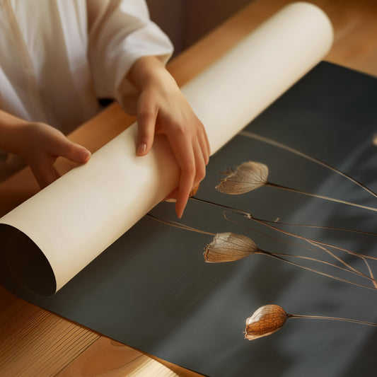 Dried Poppies Above Evening Spirits