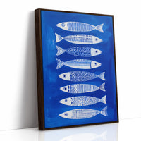 Cobalt Currents Harbor White Scales