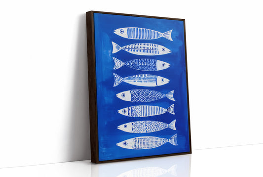 Cobalt Currents Harbor White Scales