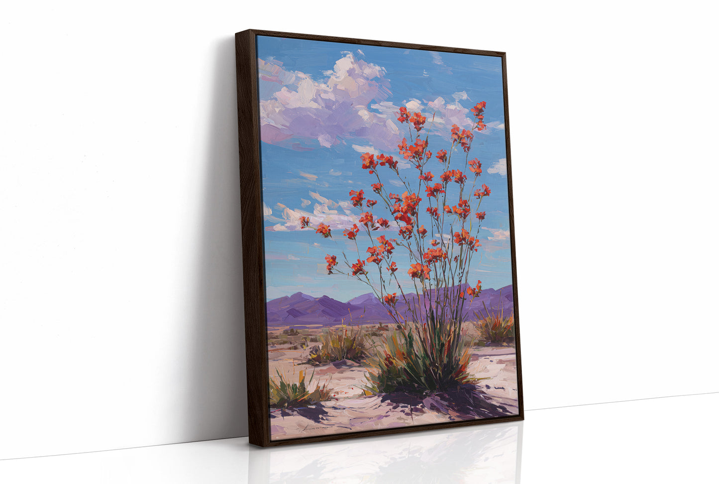 Desert Blooms Beneath Open Sky
