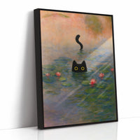 Mystery Cat Among the Lilies