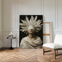 Blind Oracle in Ivory Feathers