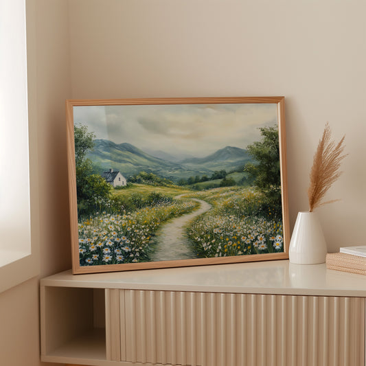 Daisies Guide The Mountain Path Home