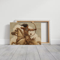 Ancestral Huntsman Rides Through Clouds