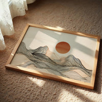 Mountains Flow Like Gentle Waves