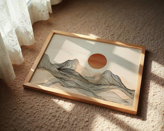 Mountains Flow Like Gentle Waves