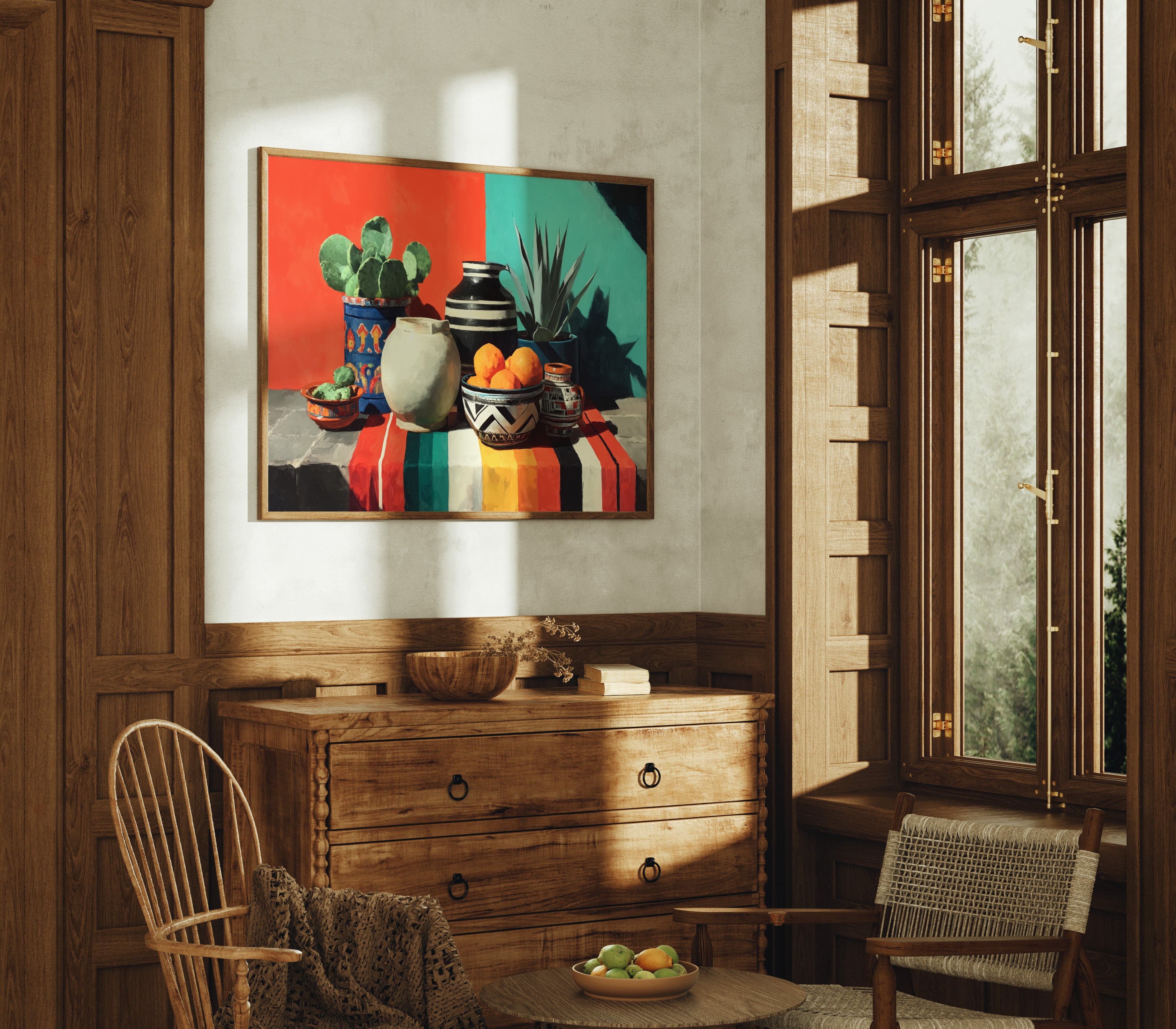 Citrus Morning Meets Desert Clay