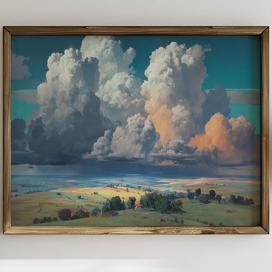 Prairie Clouds Dance Their Symphony