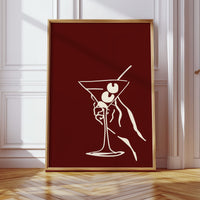 Martinis Dance On Burgundy Nights