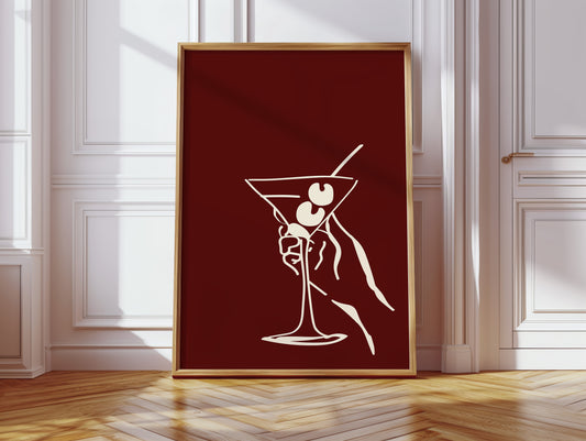 Martinis Dance On Burgundy Nights