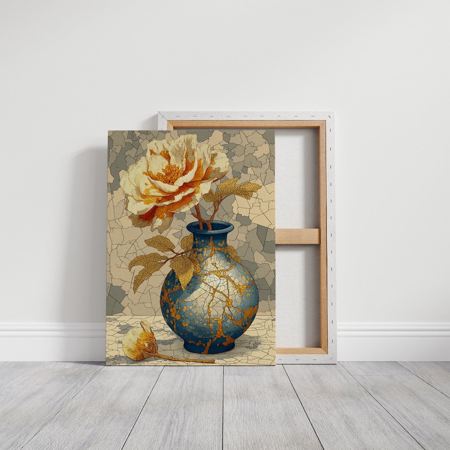 Kintsugi and Peony Bloom