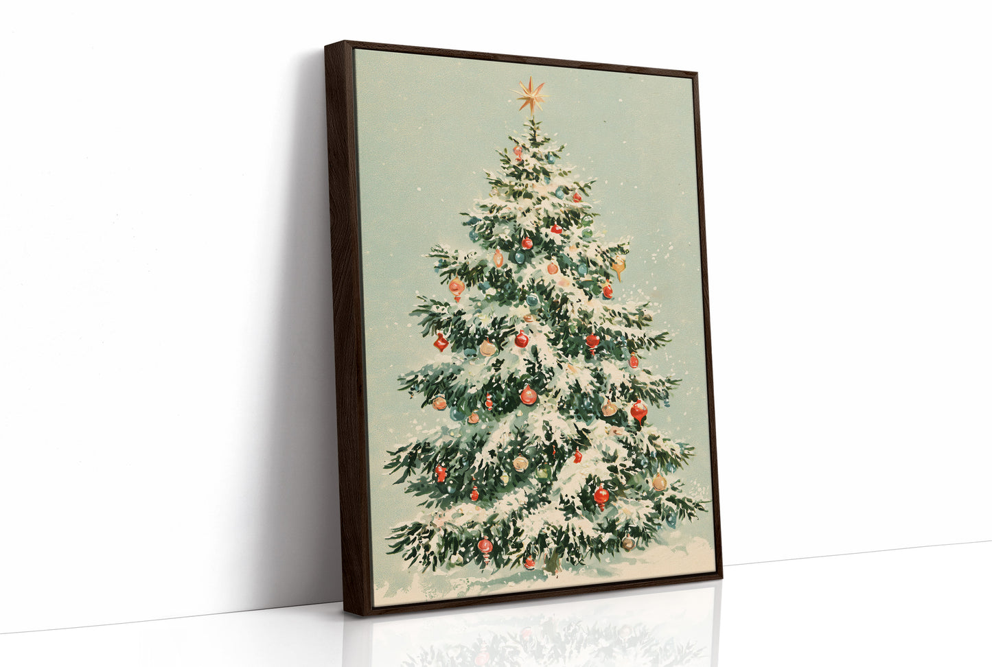 Snow-Laden and Star-Topped