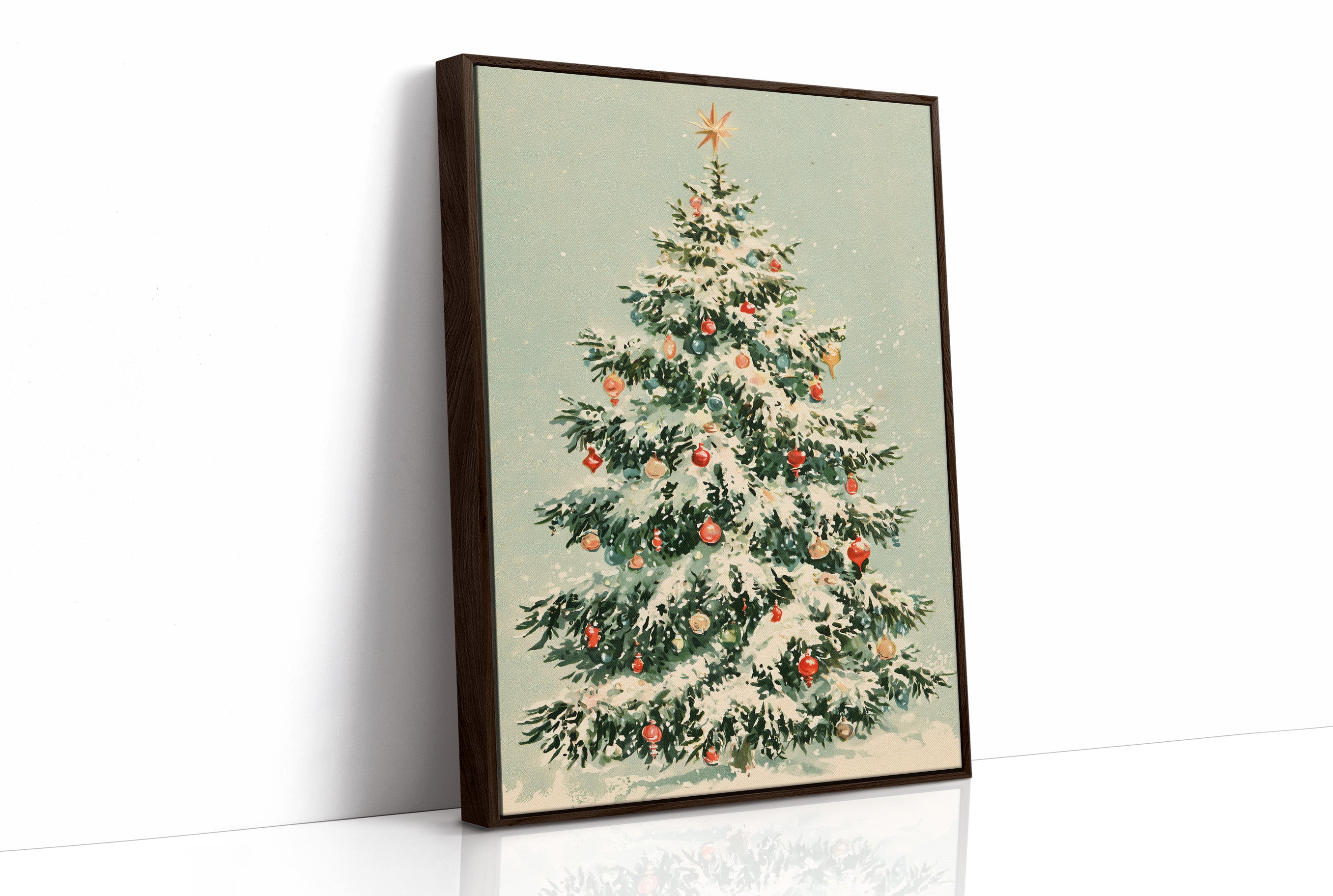 Snow-Laden and Star-Topped
