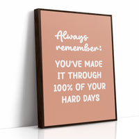 You Made It Through Hard Days