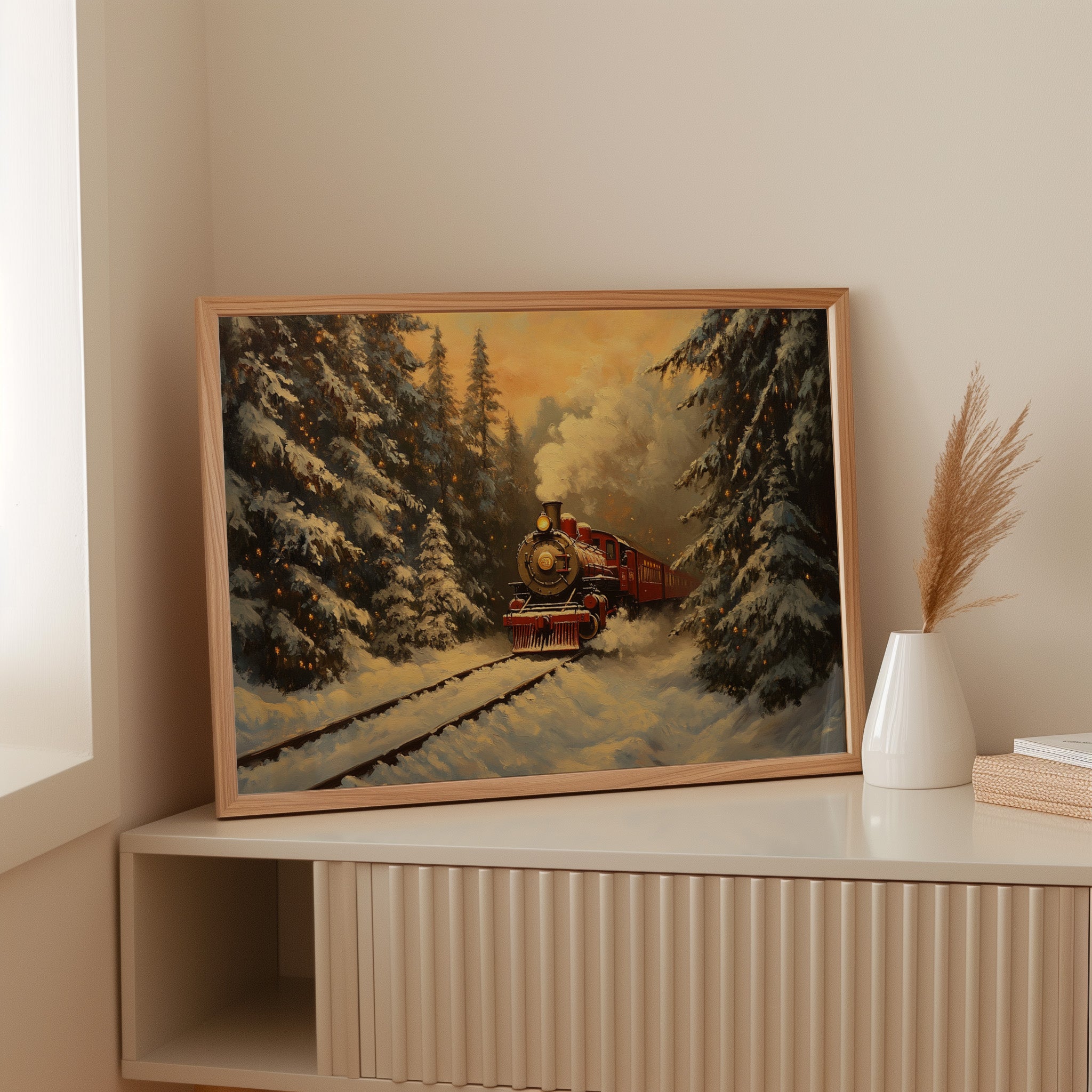Winter Rails Carry Christmas Dreams Home