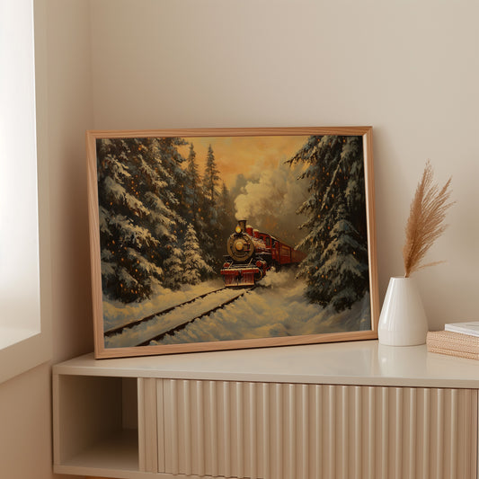 Winter Rails Carry Christmas Dreams Home