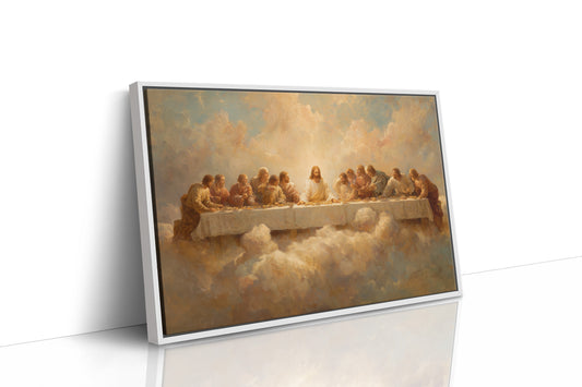 Sacred Gathering Among Golden Clouds