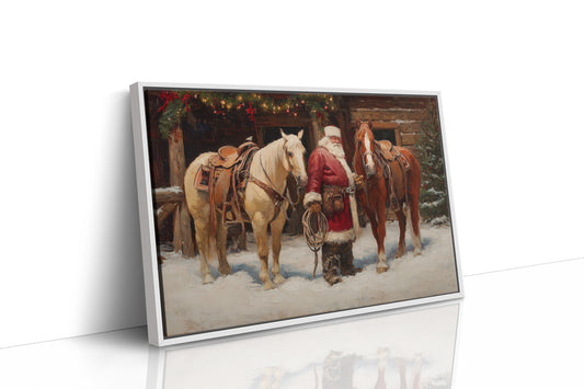 Ranch Horses Share Christmas Eve Magic