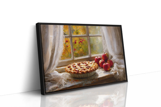 Autumn Pie By Garden Window Light