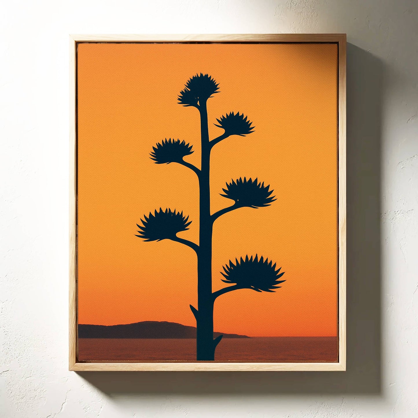 Desert Century Plant Meets Dusk