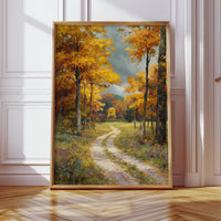 Maple Trees Guide The Winding Path