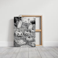 Midnight Grins Among Stone Memories