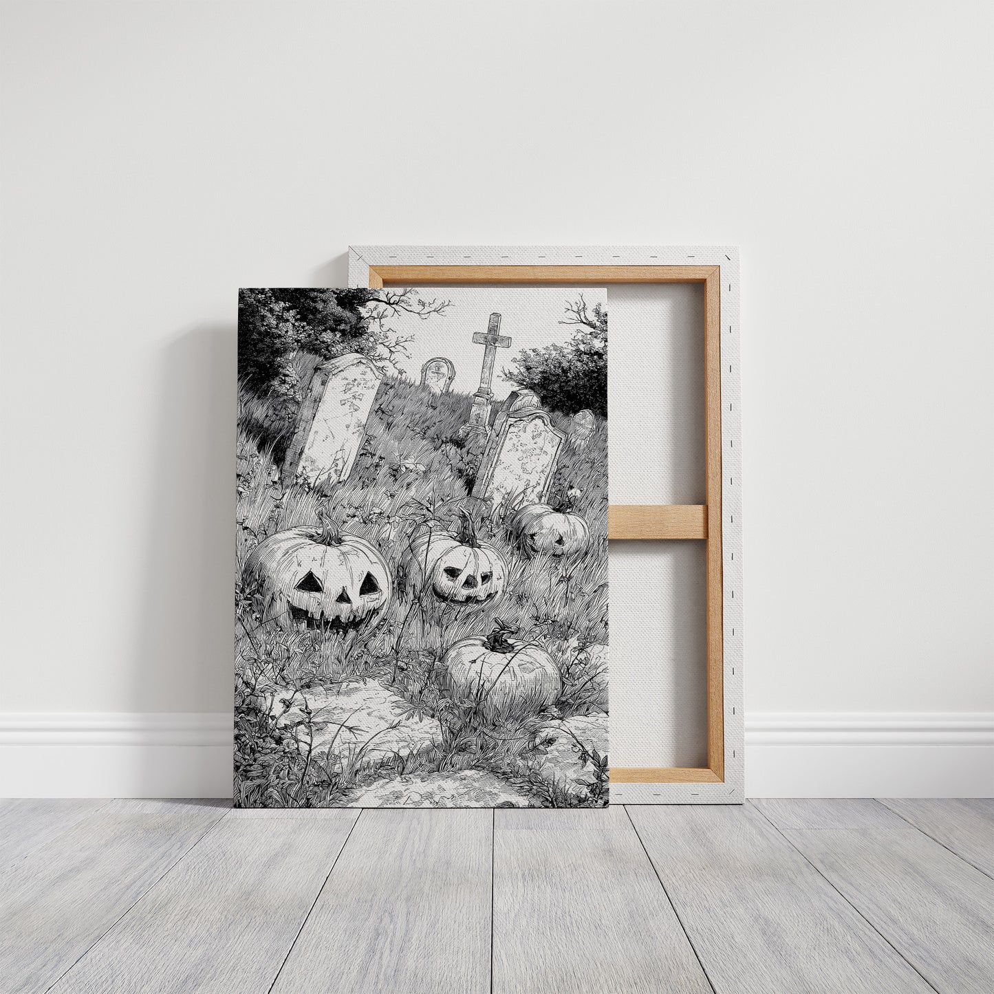 Midnight Grins Among Stone Memories