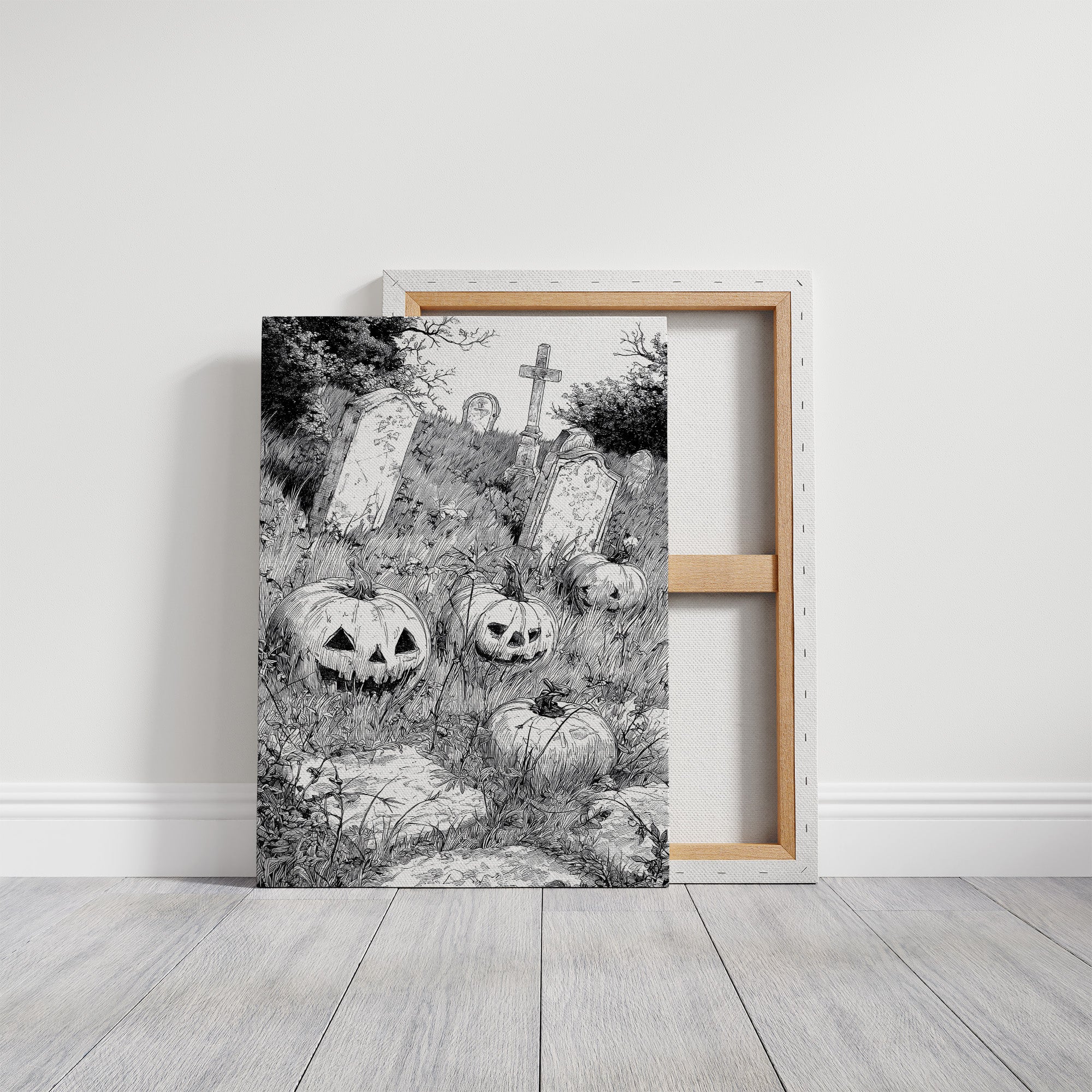 Midnight Grins Among Stone Memories