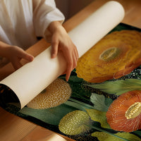 Marigolds Dance Under Starlit Garden