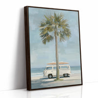 Coastal Wanderer Awaits Tide Change