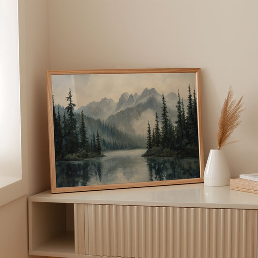 Where the Mountains Sleep in Silence