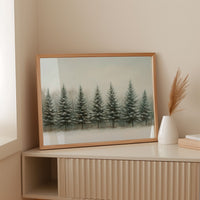 Evergreens Stand Their Winter Watch