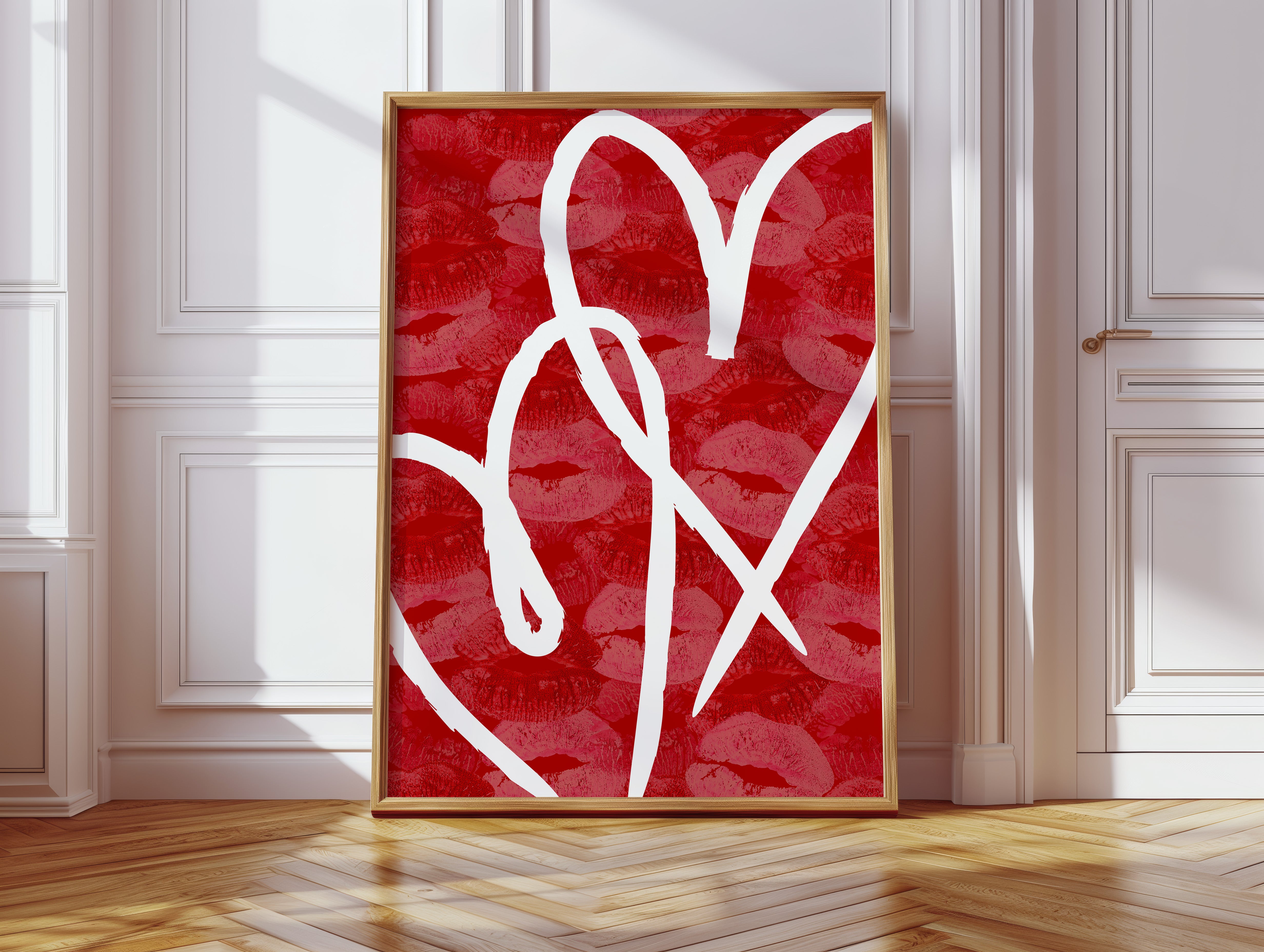 Crimson Lines Dance Their Passion