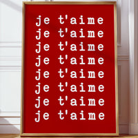 French Love Letters Paint Forever