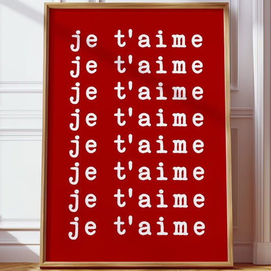 French Love Letters Paint Forever
